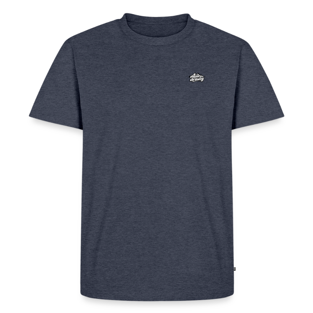 Männer Premium T-Shirt - muats drawig - Jeansblau 