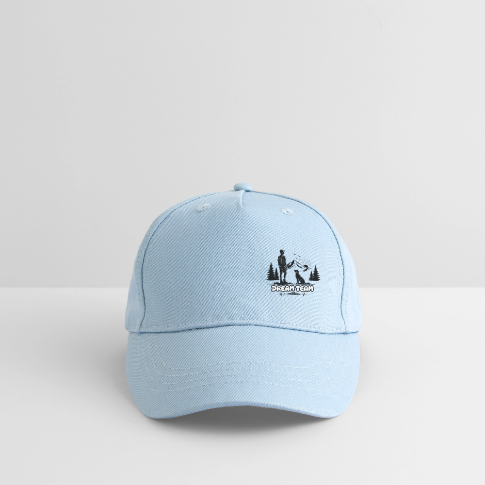 Jungs - Kinder Bio Basecap - Dream Team - Hellblau