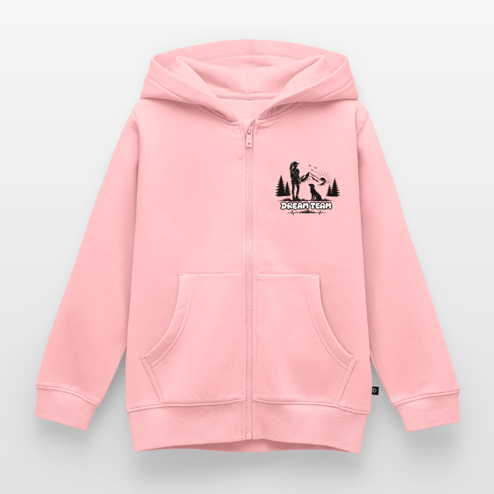 Kinder Premium Kapuzenweste Mädchen - Dream Team - Rosa
