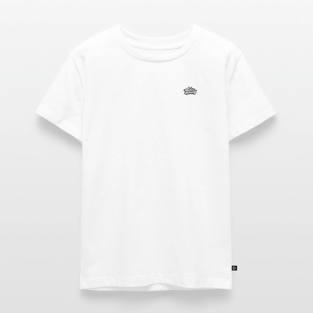 Kinder Premium T-Shirt - muats drawig - Weiß