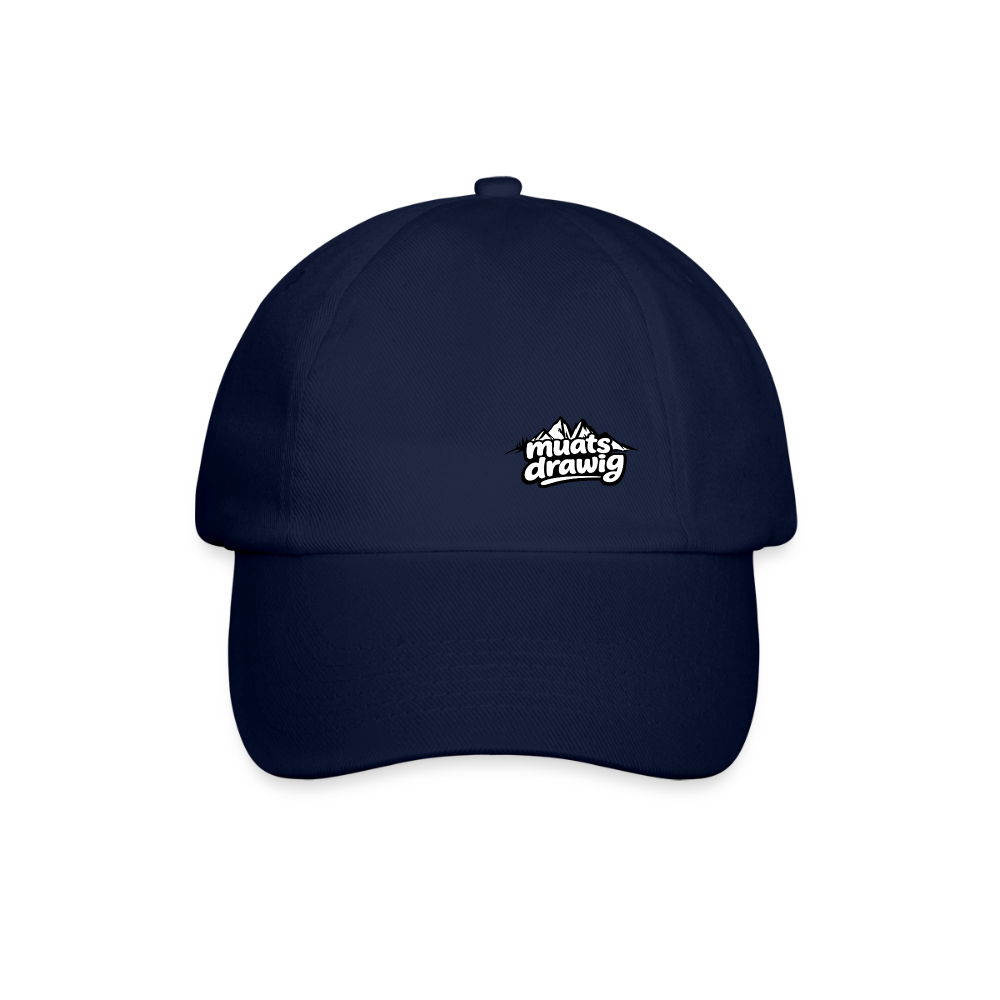 Baumwoll-Baseballkappe Unisex - muats drawig - Blau/Blau