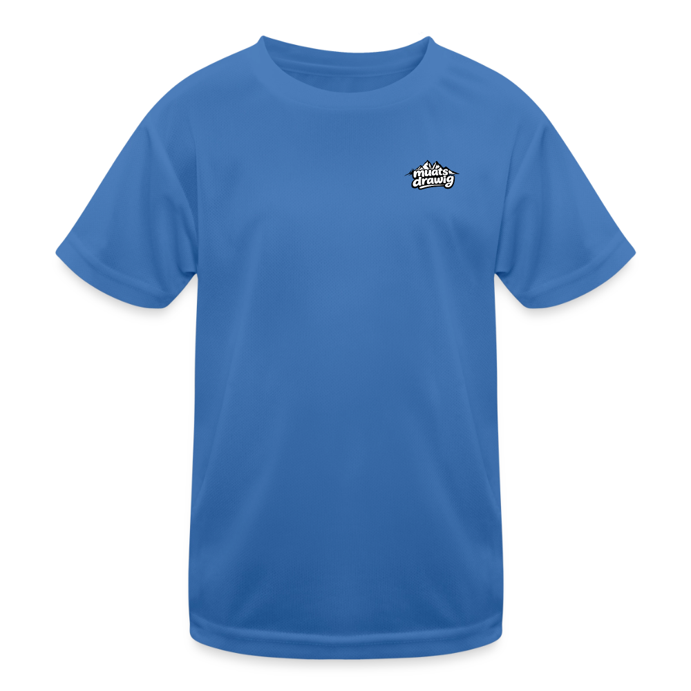 Funktions-T-Shirt Kinder - muats drawig - Königsblau