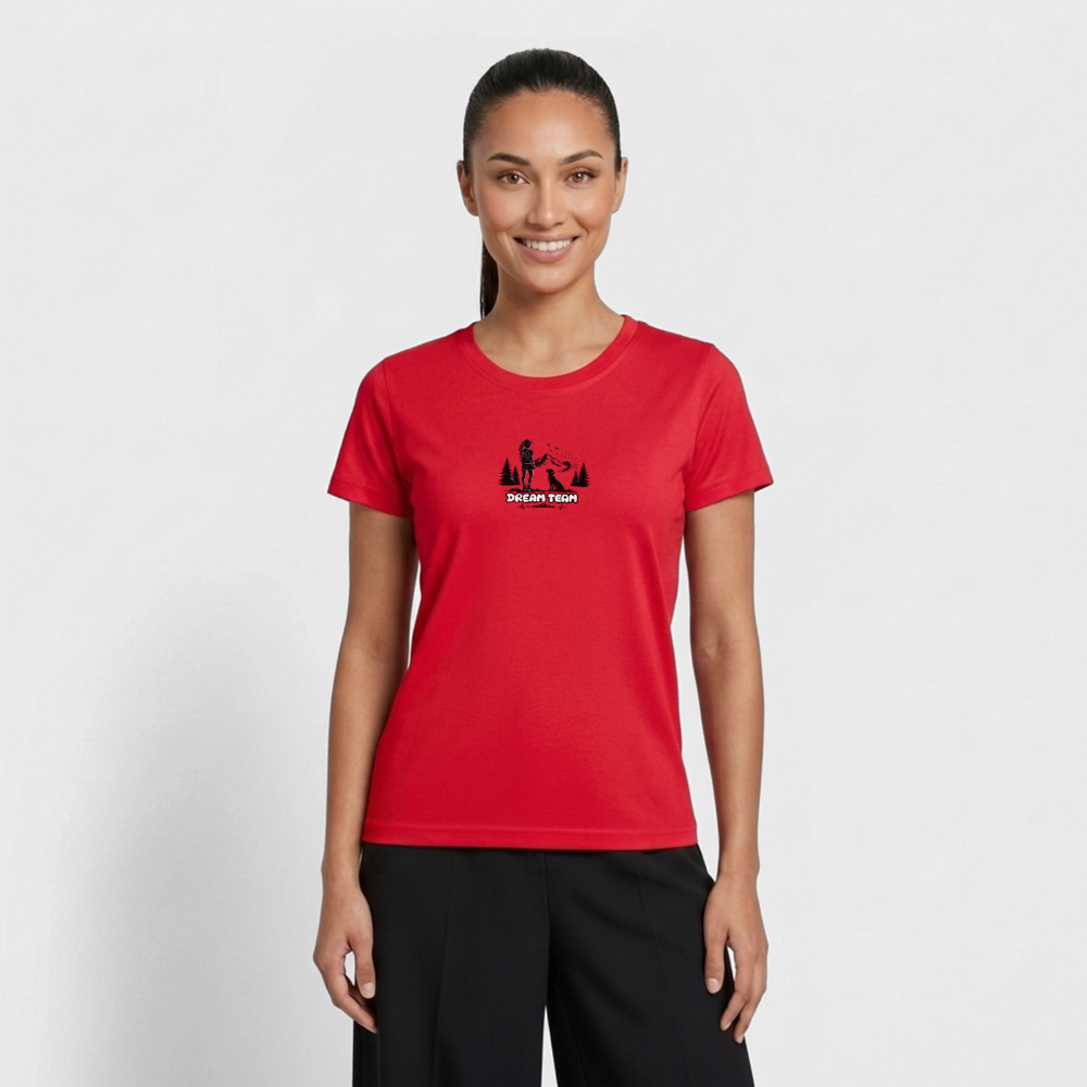 Frauen Funktions-T-Shirt - Dream Team - Rot