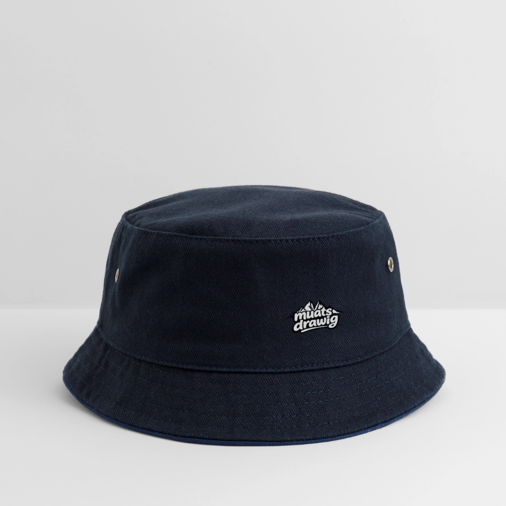 Kinder Wander-Hut - muats drawig - navy/navy