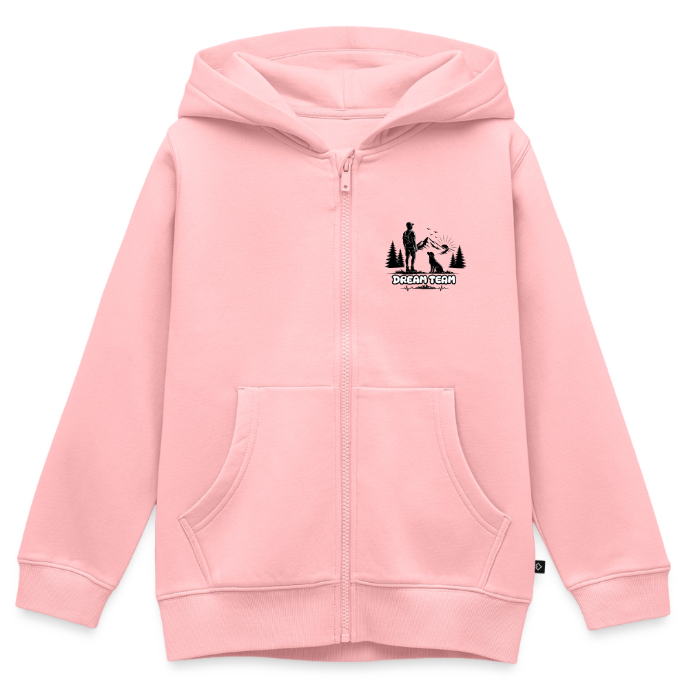 Kinder Premium Kapuzenweste Jungs - Dream Team - Rosa