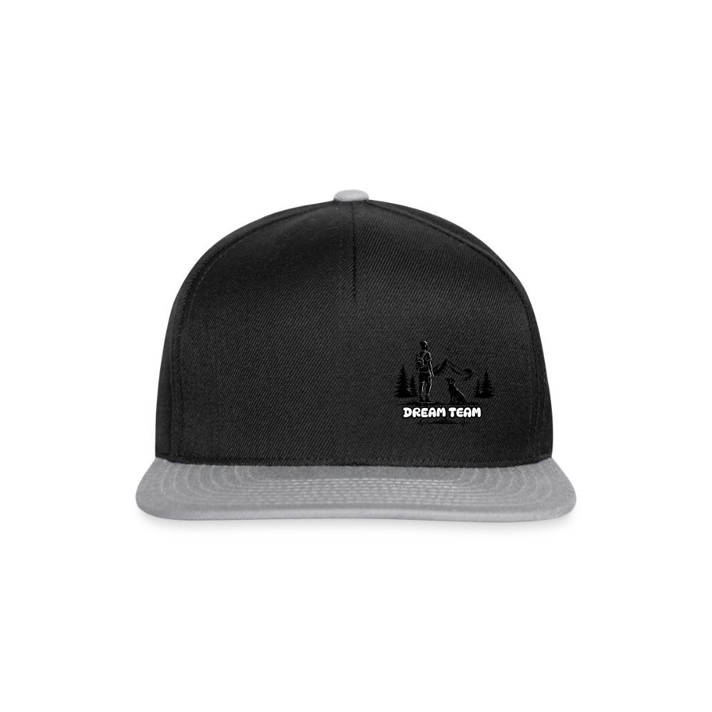 Männer Snapback Cap Unisex - Dream Team - Schwarz/Grau