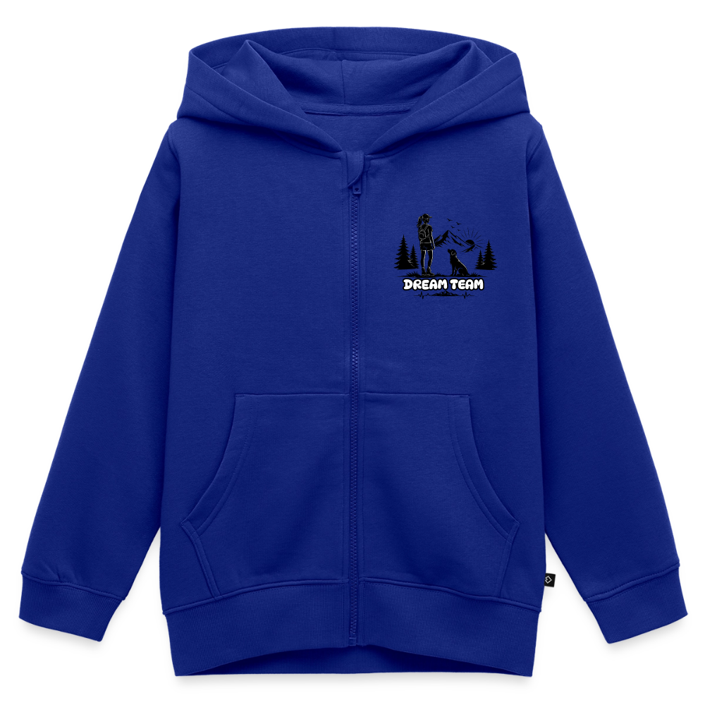 Kinder Premium Kapuzenweste Mädchen - Dream Team - Royalblau