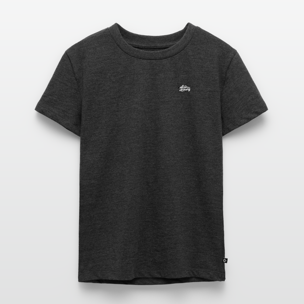 Kinder Premium T-Shirt - muats drawig - Anthrazit meliert