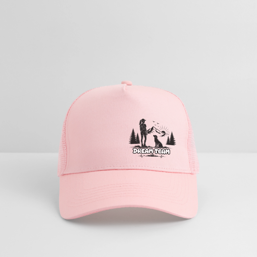Frauen Trucker Cap Unisex - Dream Team - Hellrosa