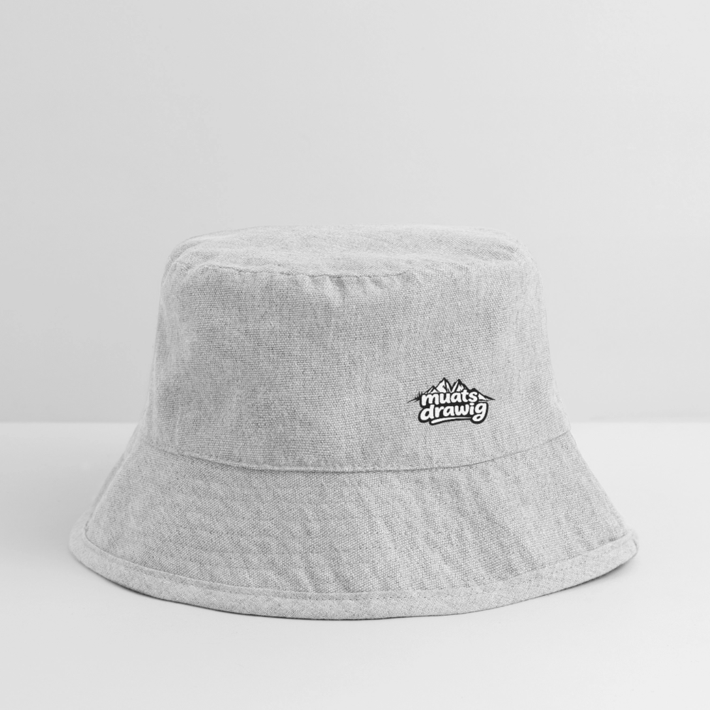 Wander-Hut Unisex - muats drawig - Grau meliert