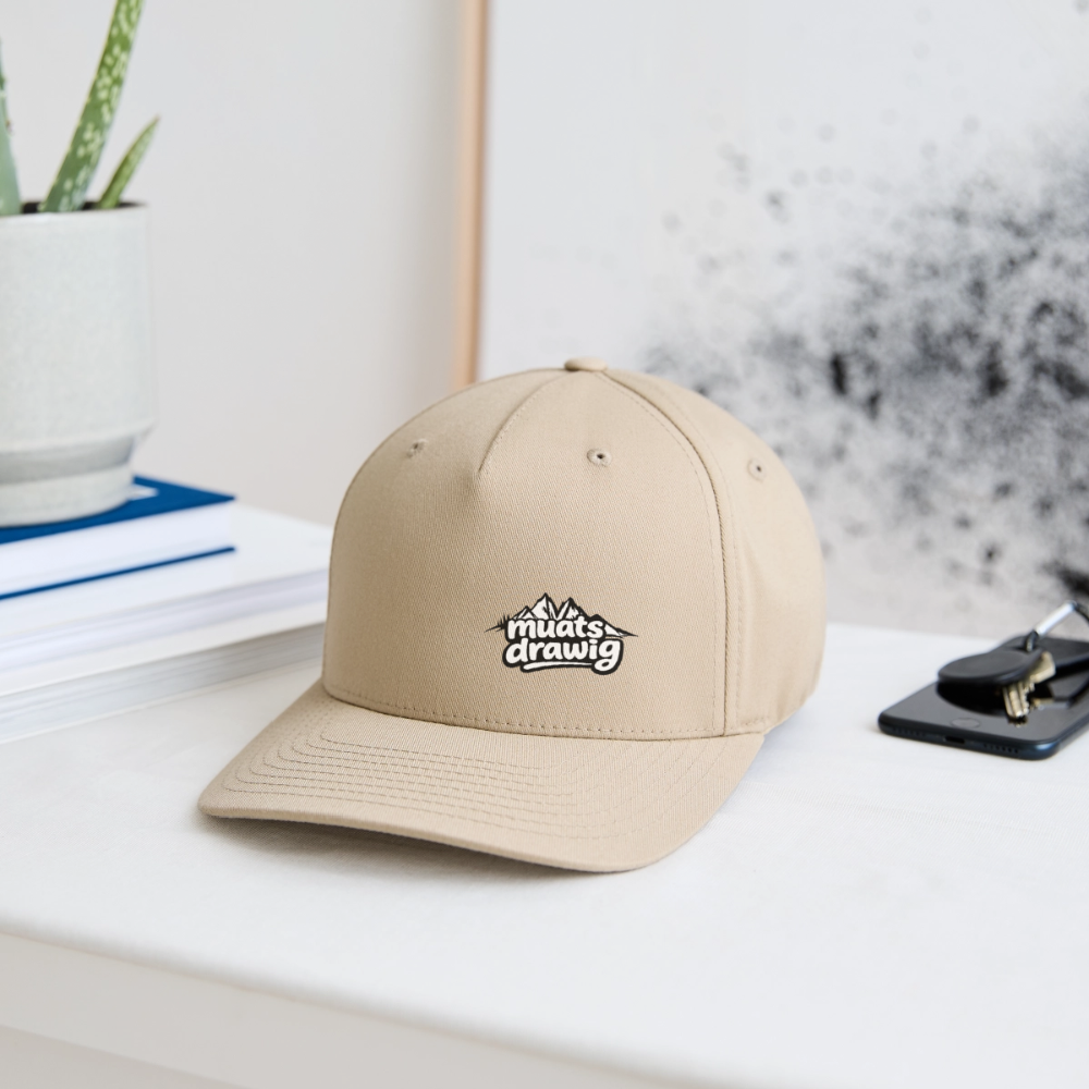 Flexfit Cap Unisex - muats drawig - Khaki