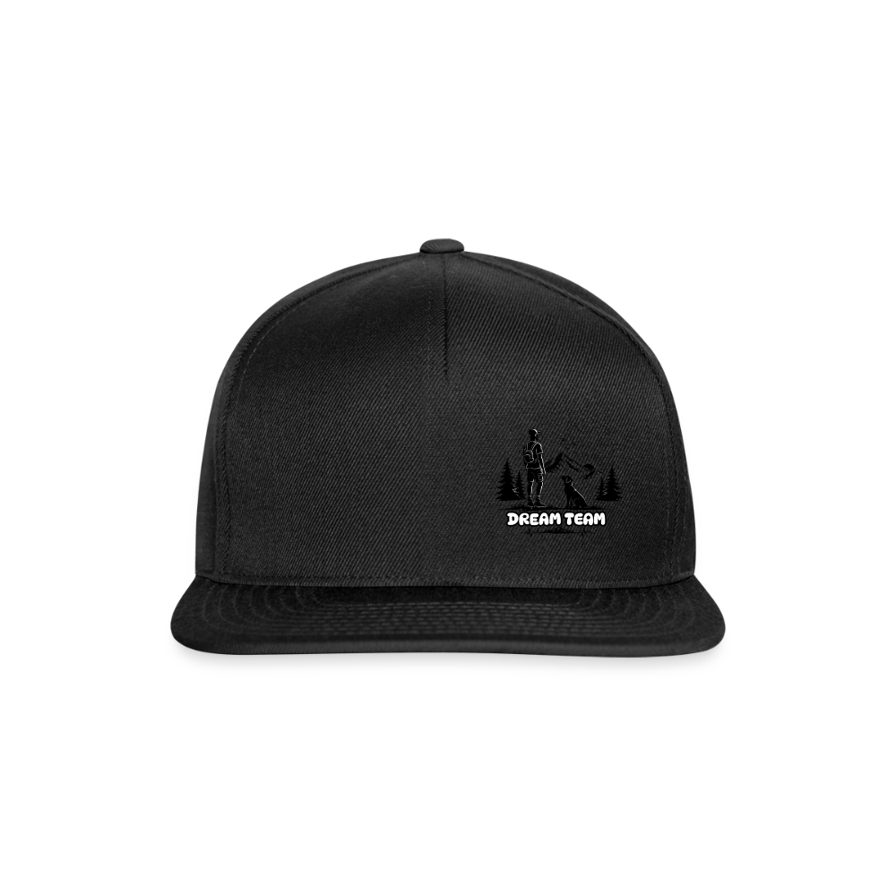 Männer Snapback Cap Unisex - Dream Team - Schwarz/Schwarz