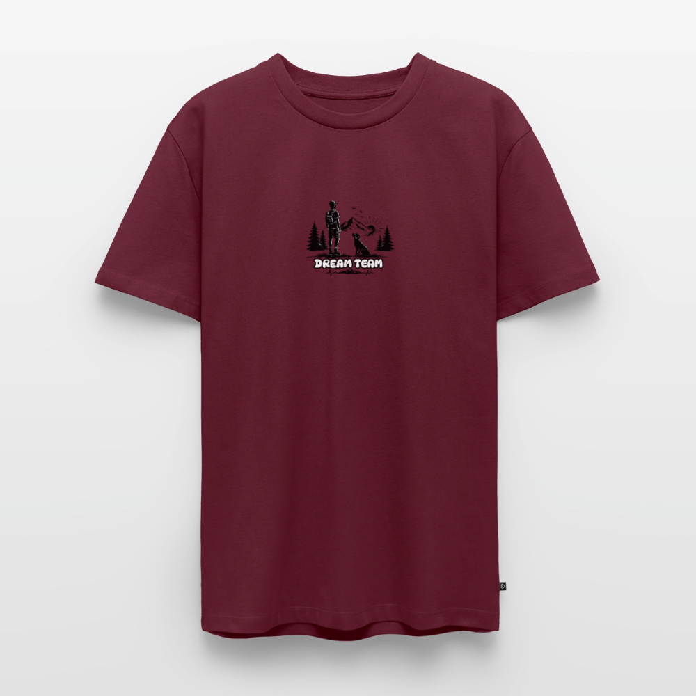 Männer Premium T-Shirt - Dream Team - Burgunderrot
