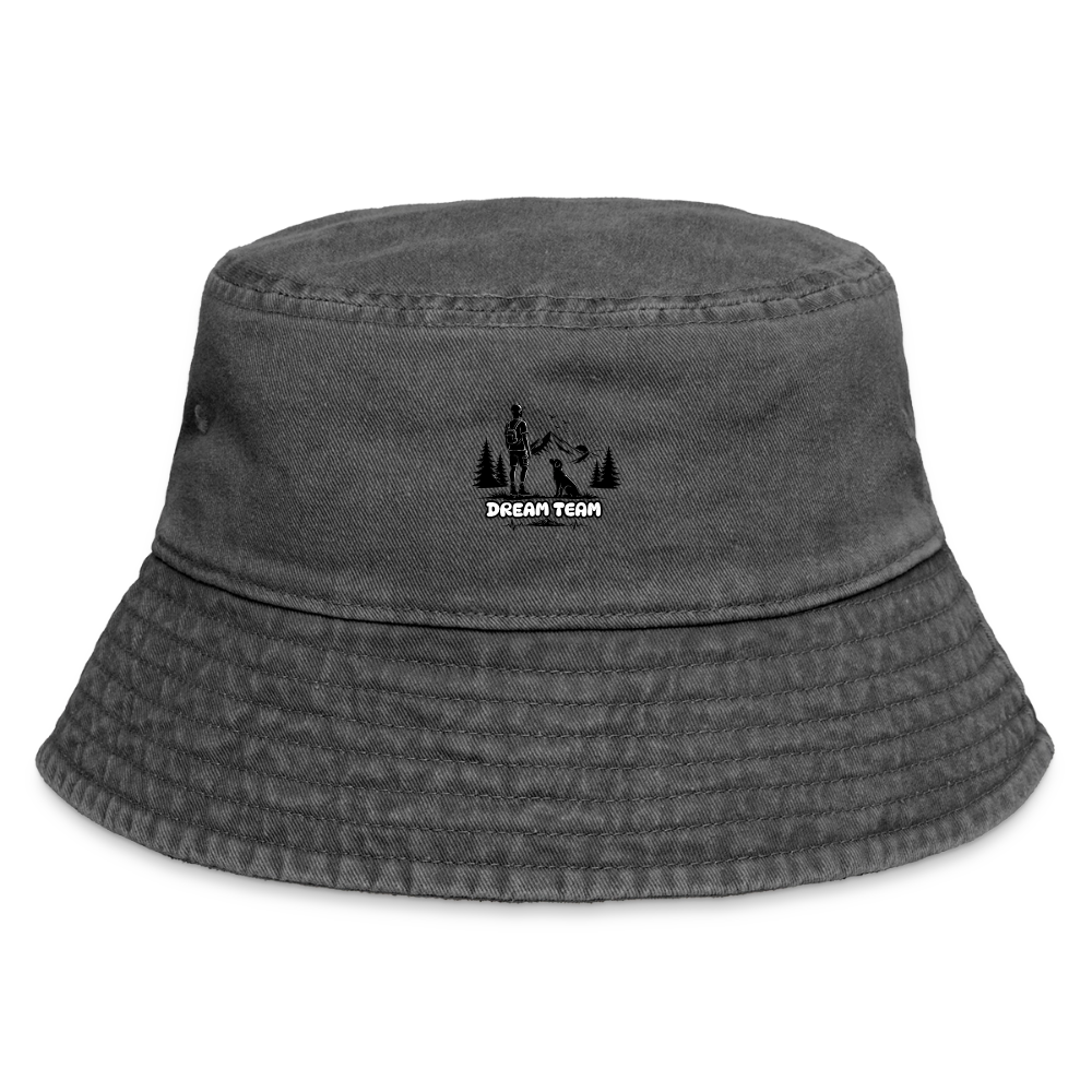 Männer Vintage Wander-Hut - Dream Team - Vintage Schwarz
