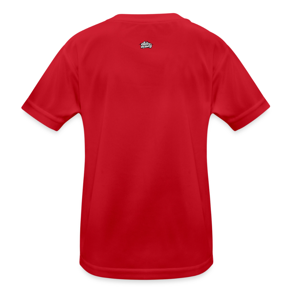 Kinder Funktions-T-Shirt Jungs - Dream Team - Rot