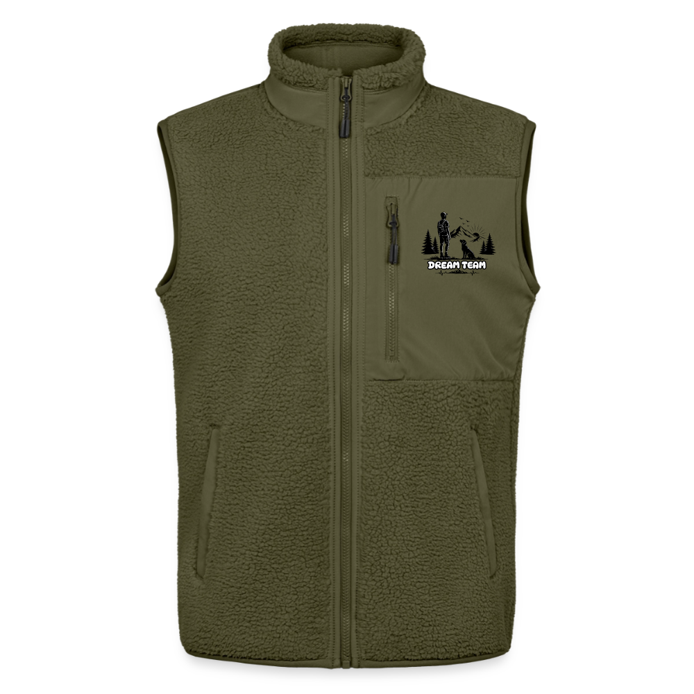 Männer Sherpaweste - Dream Team - Khaki