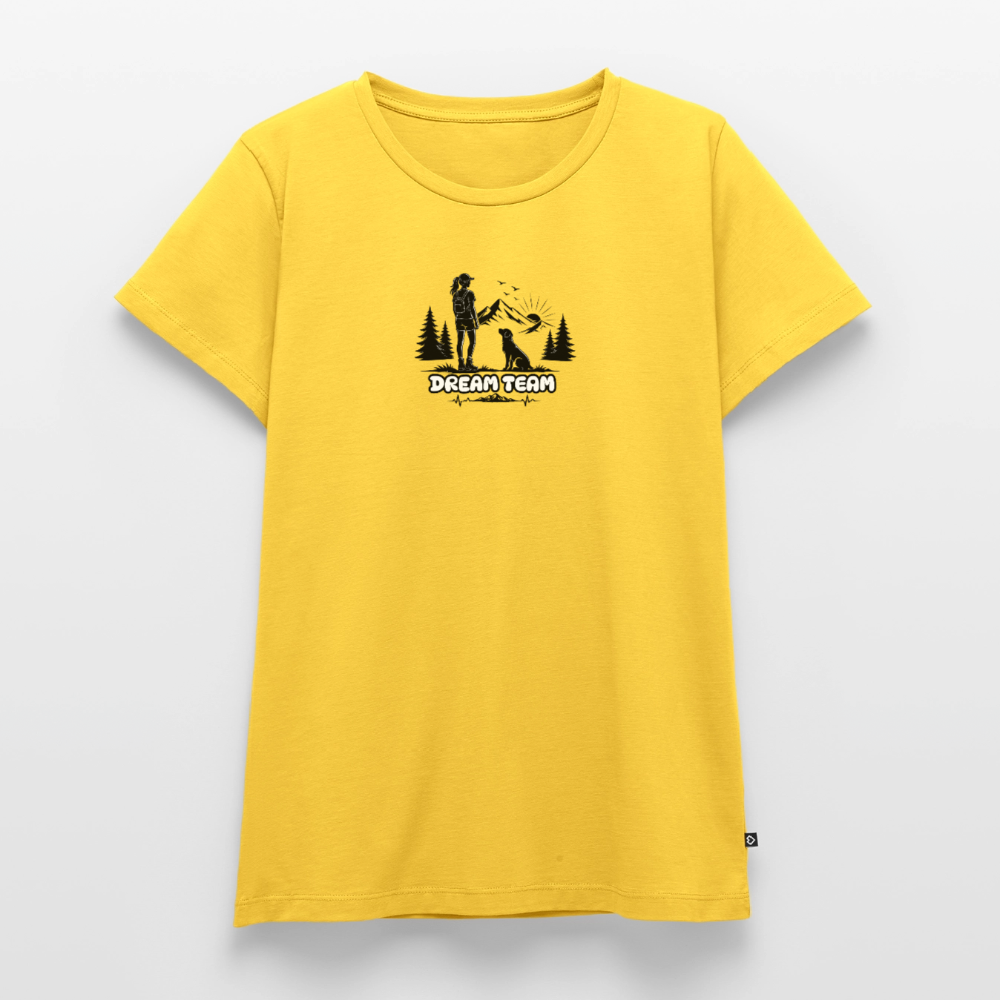 Frauen Premium T-Shirt - Dream Team - Sonnengelb