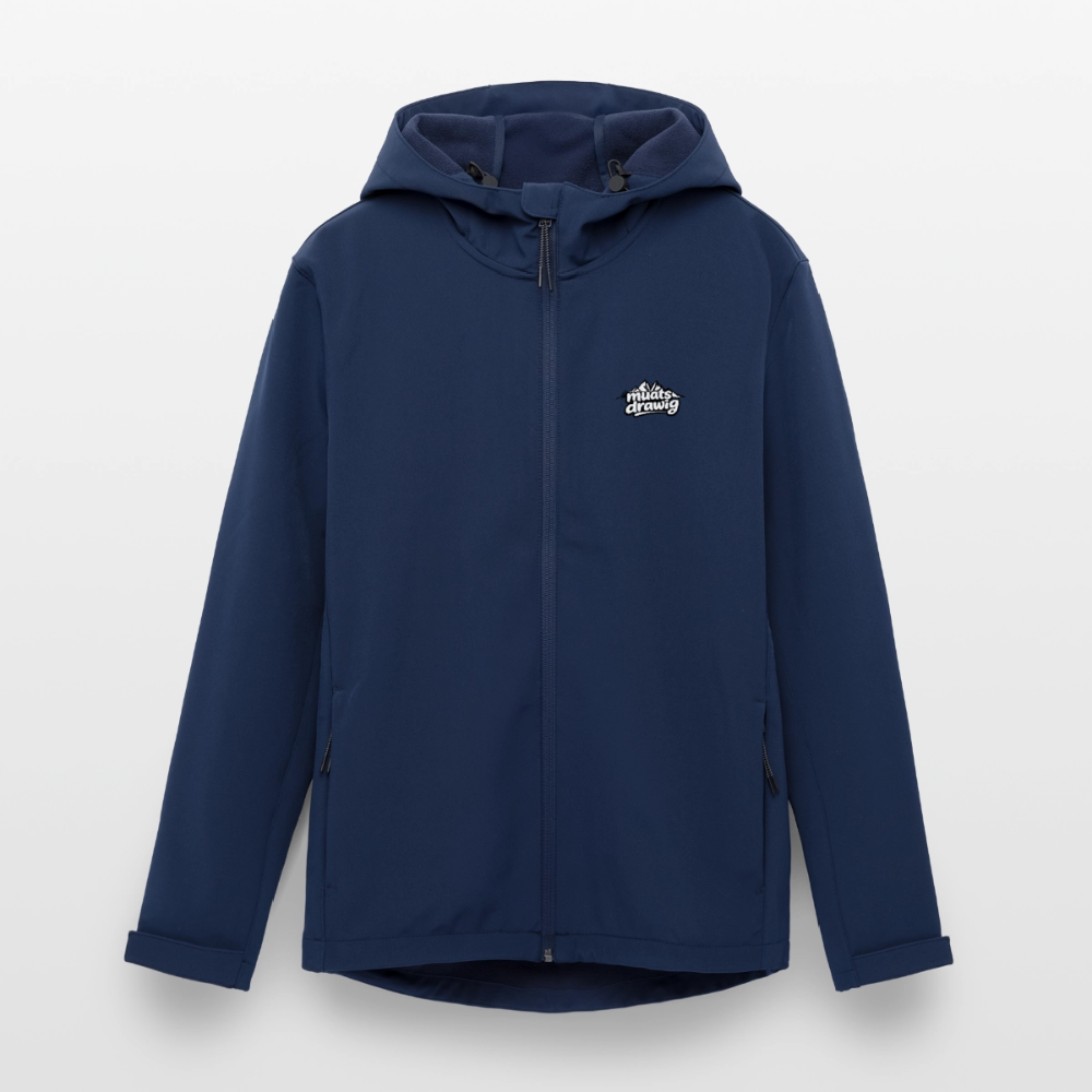 Frauen Recycelte Softshelljacke - muats drawig - Navy