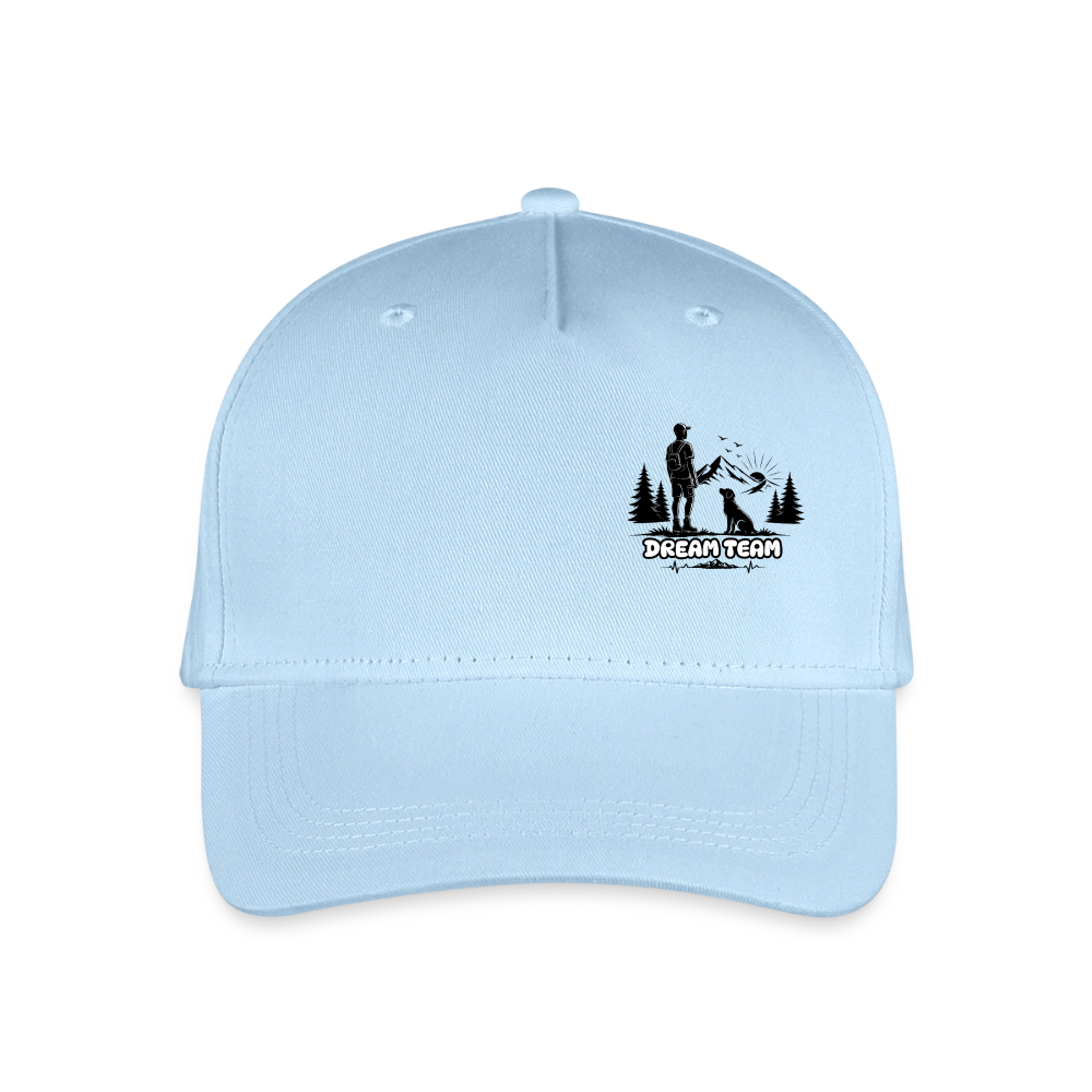 Jungs - Kinder Bio Basecap - Dream Team - Hellblau