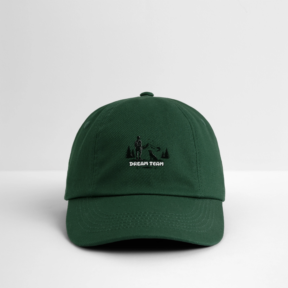 Männer Baumwoll-Baseballkappe Unisex - Dream Team - Flaschengrün