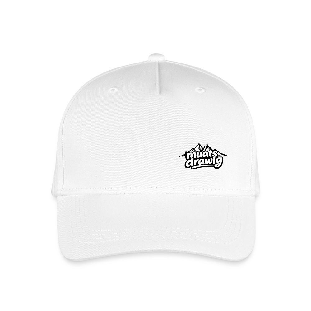 Kinder Bio Basecap - muats drawig - Weiß