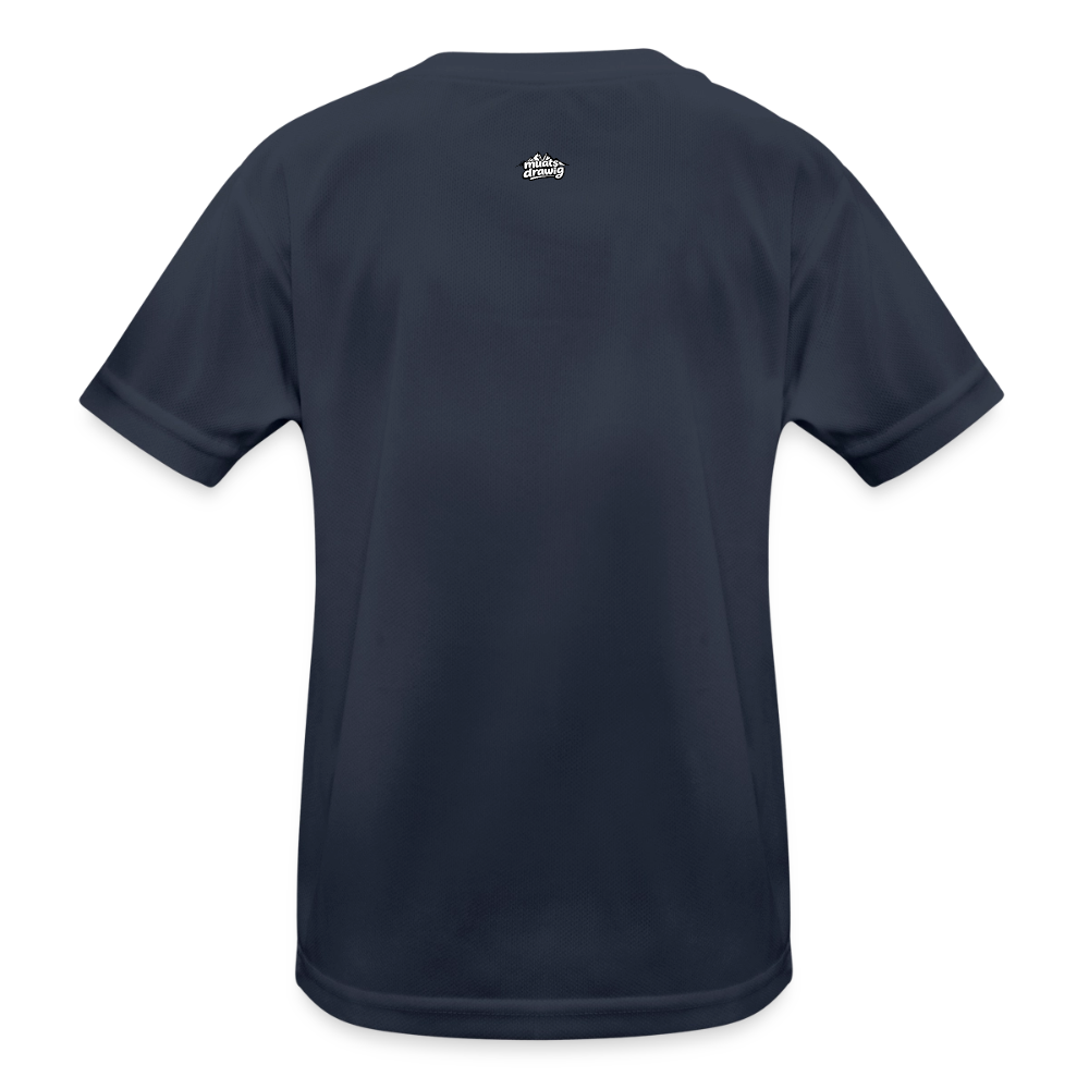 Kinder Funktions-T-Shirt Jungs - Dream Team - Navy