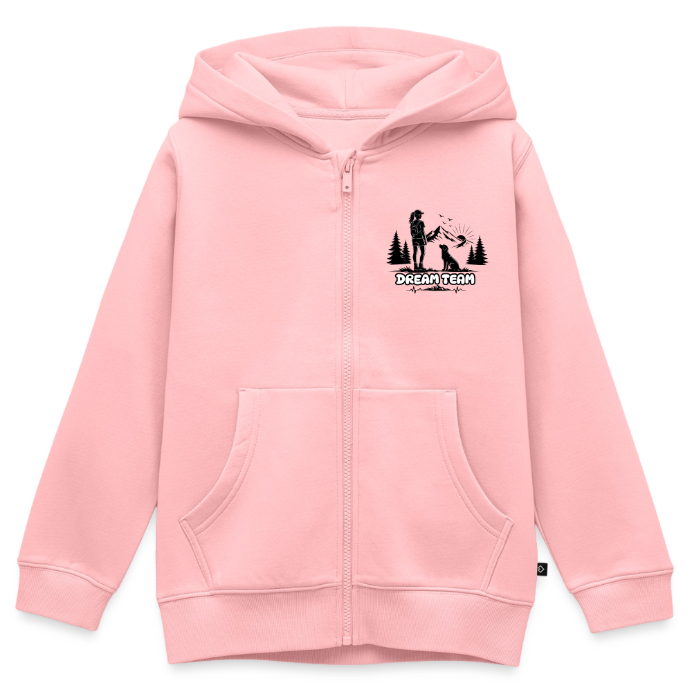 Kinder Premium Kapuzenweste Mädchen - Dream Team - Rosa