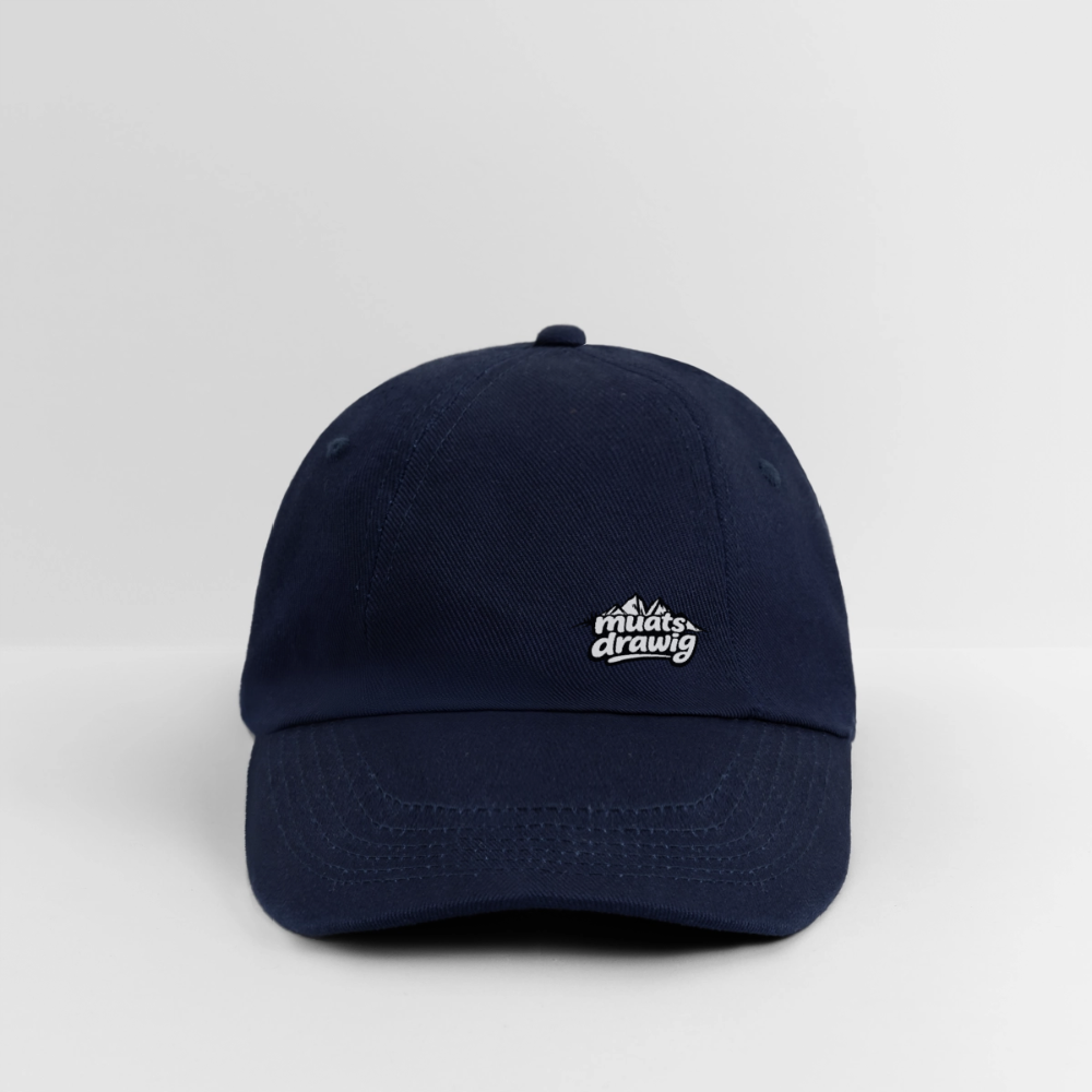Baumwoll-Baseballkappe Unisex - muats drawig - Blau/Blau