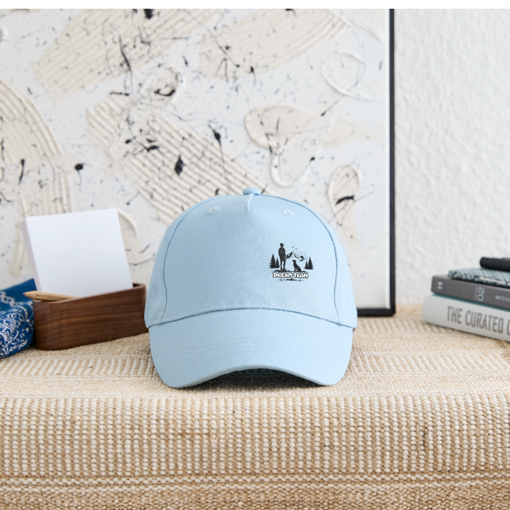 Jungs - Kinder Bio Basecap - Dream Team - Hellblau