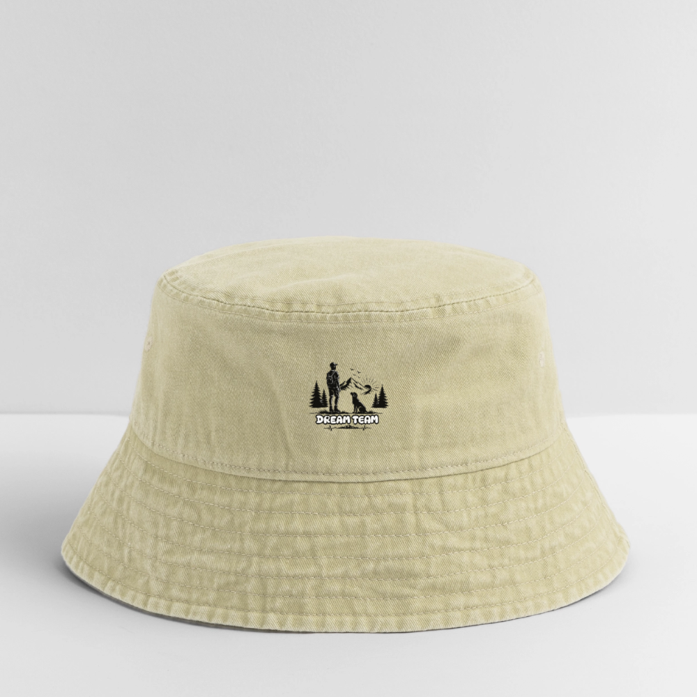 Männer Vintage Wander-Hut - Dream Team - Vintage Beige