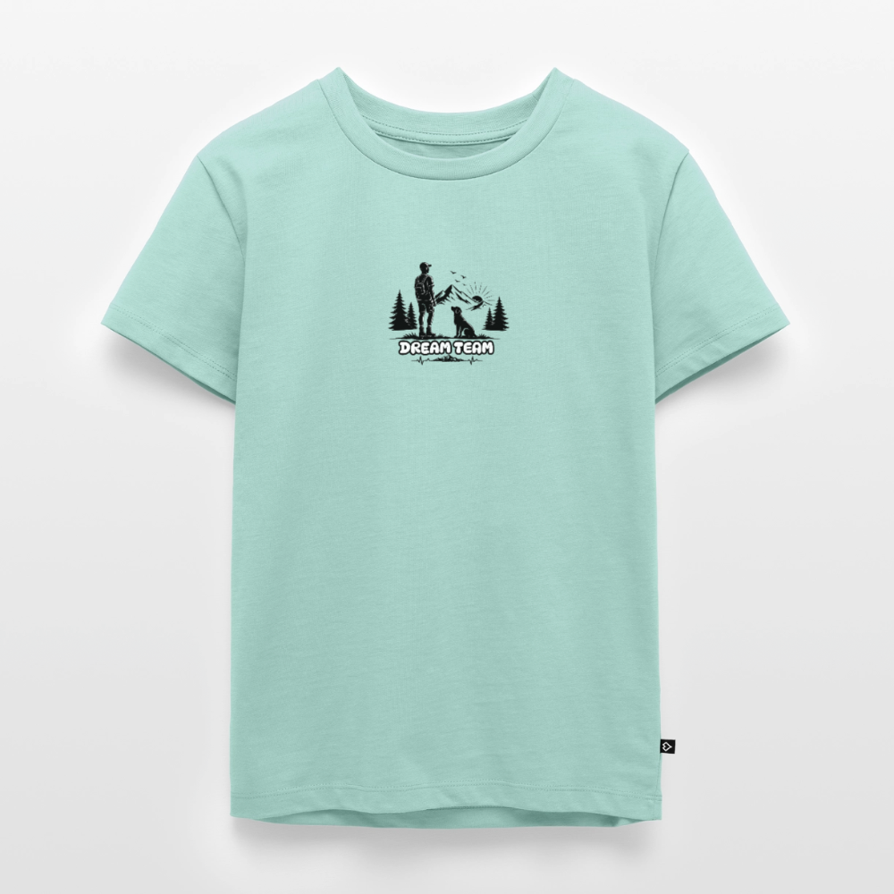 Kinder Premium T-Shirt Jungs - Dream Team - Mint 