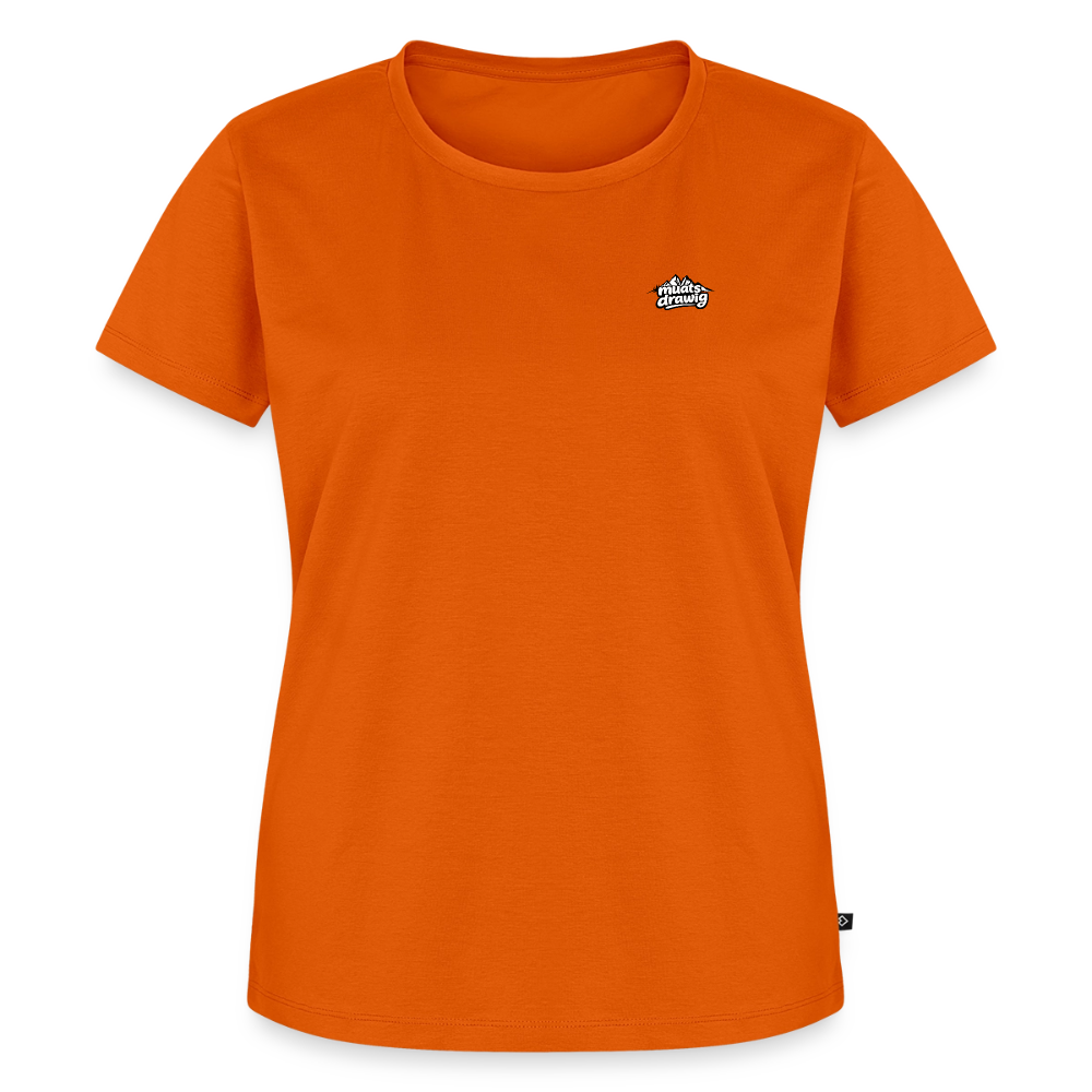 Frauen Premium T-Shirt - muats drawig - Orange 