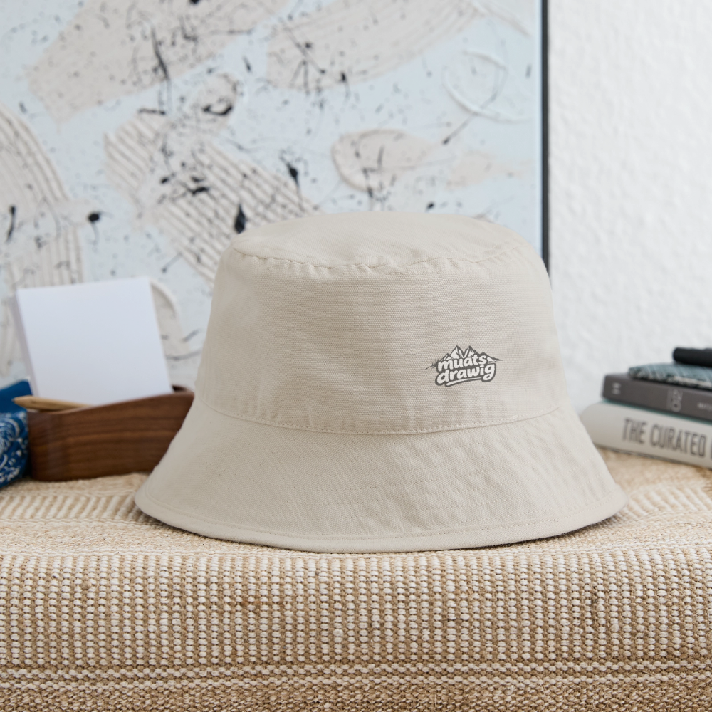Wander-Hut Unisex - muats drawig - Naturweiß