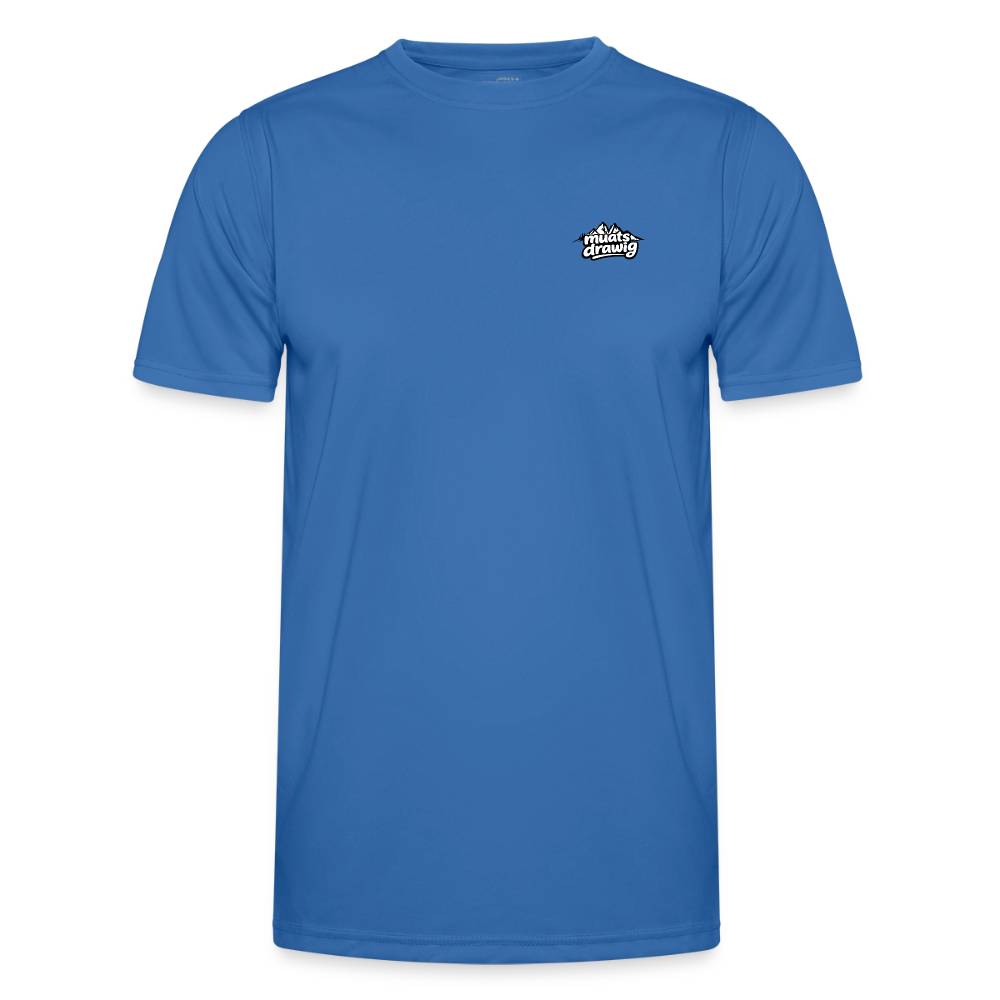 Funktions-T-Shirt Männer - muats drawig - Königsblau