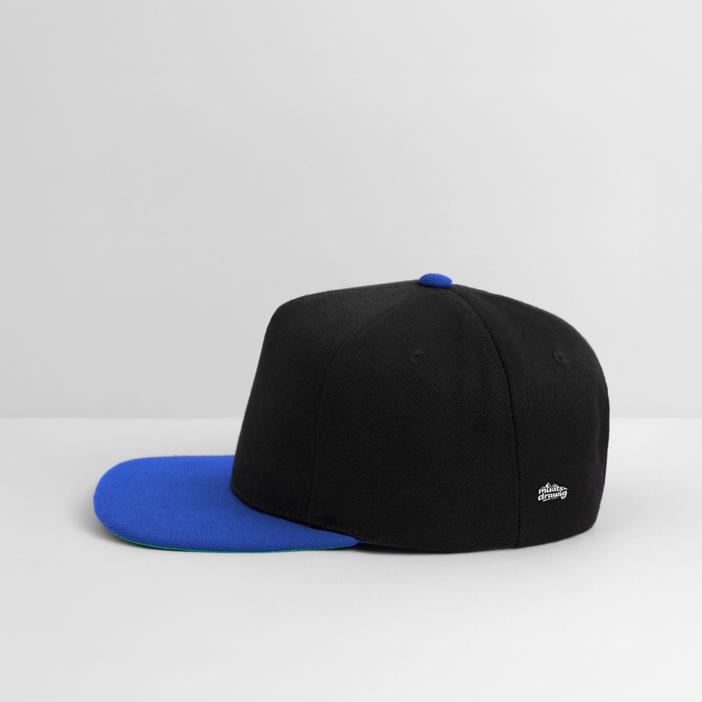 Männer Snapback Cap Unisex - Dream Team - Schwarz/Königsblau