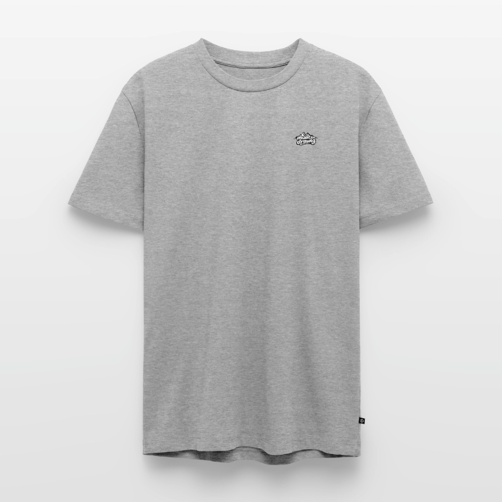 Männer Premium T-Shirt - muats drawig - Grau meliert