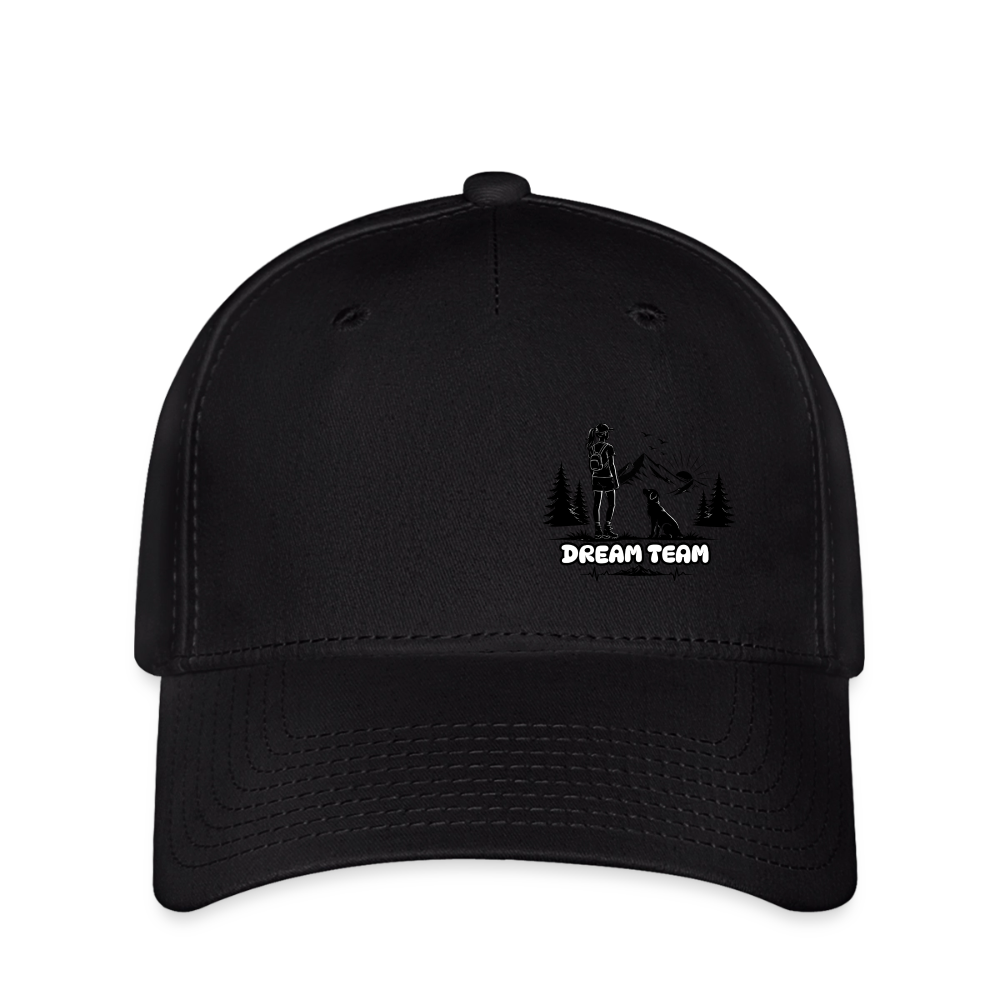 Frauen Flexfit Cap - Dream Team - Schwarz