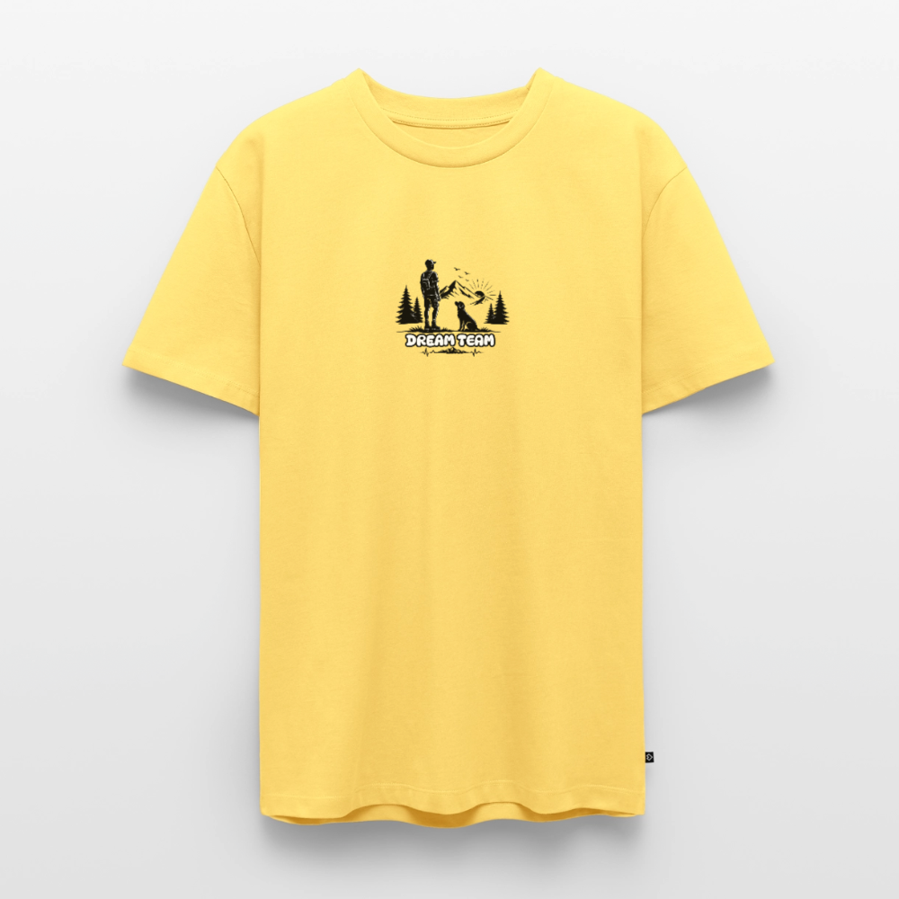 Männer Premium T-Shirt - Dream Team - Pastellgelb