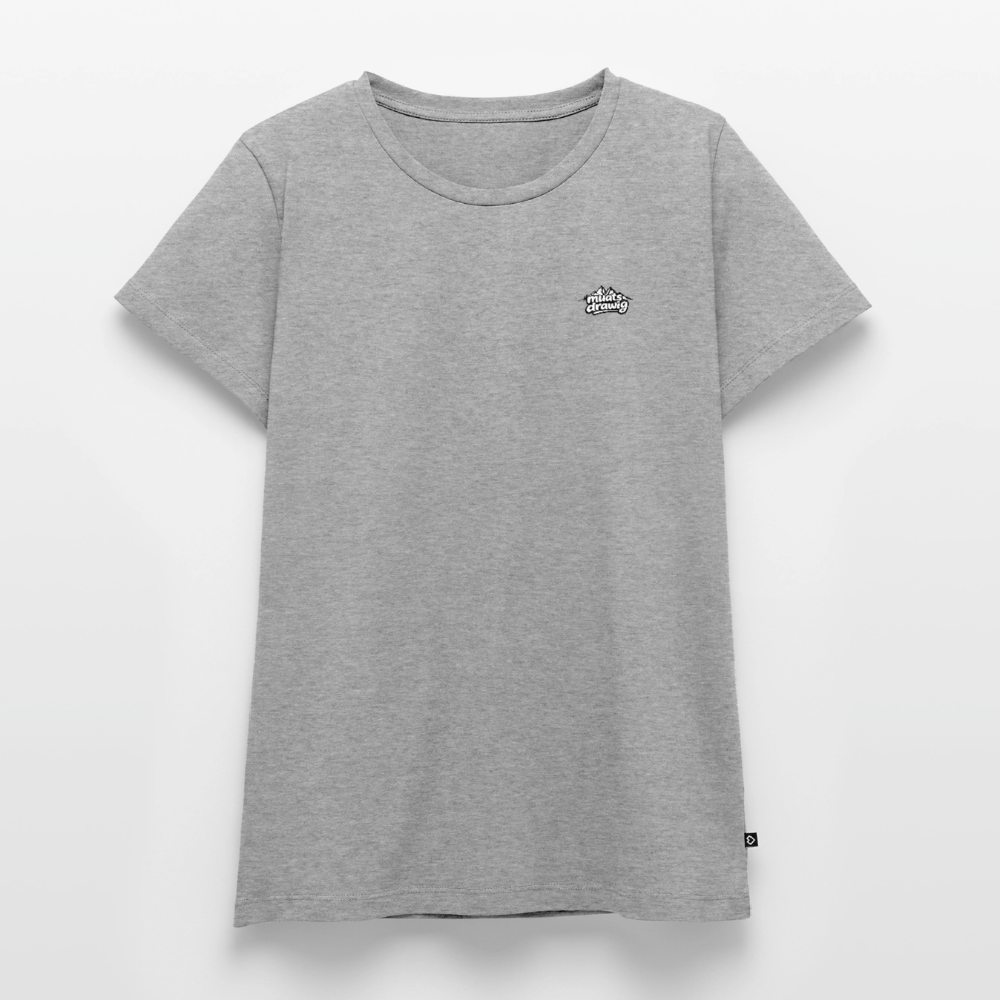 Frauen Premium T-Shirt - muats drawig - Grau meliert