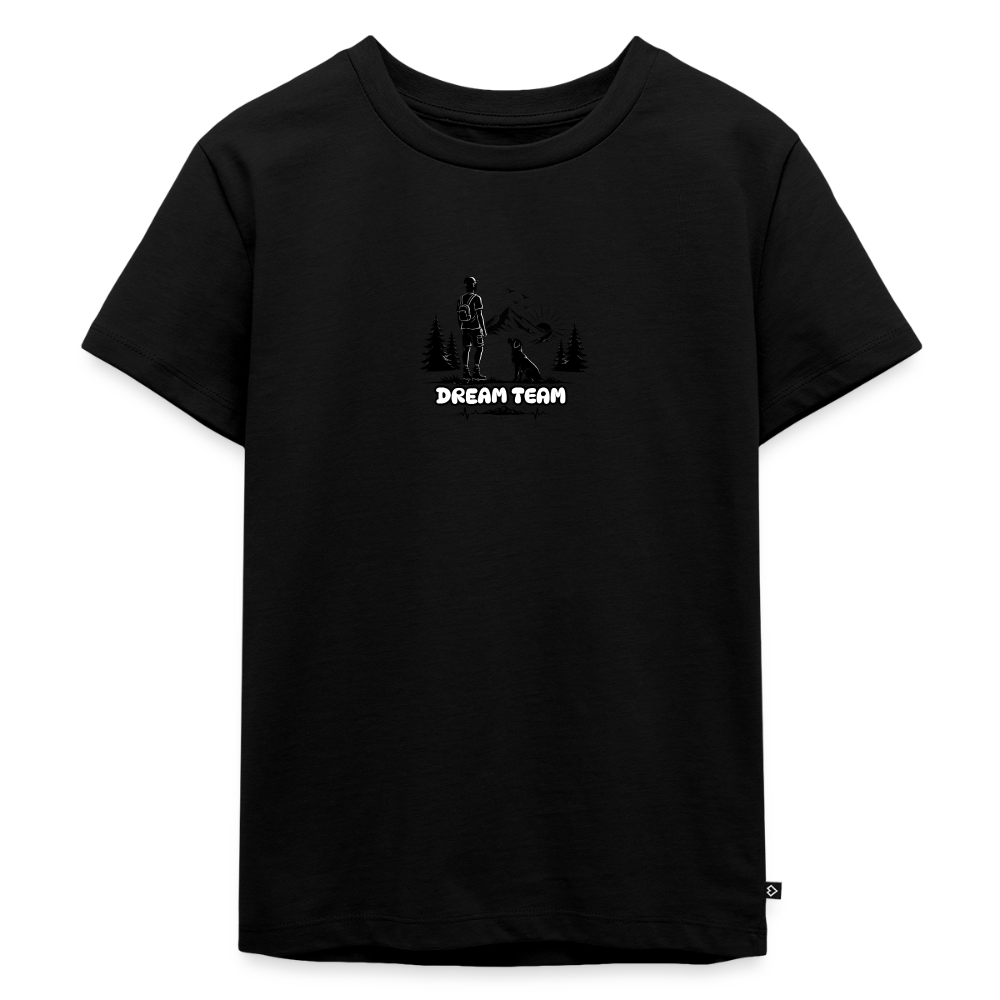 Kinder Premium T-Shirt Jungs - Dream Team - Schwarz