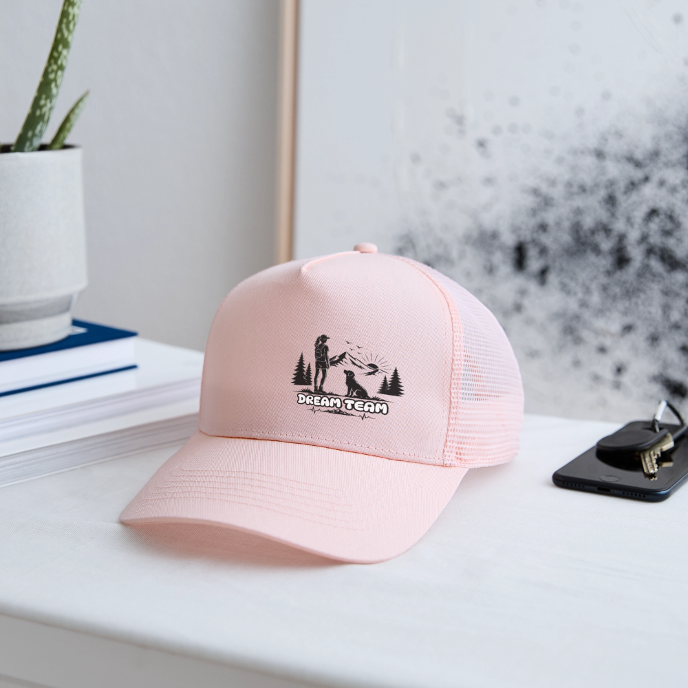 Frauen Trucker Cap Unisex - Dream Team - Hellrosa