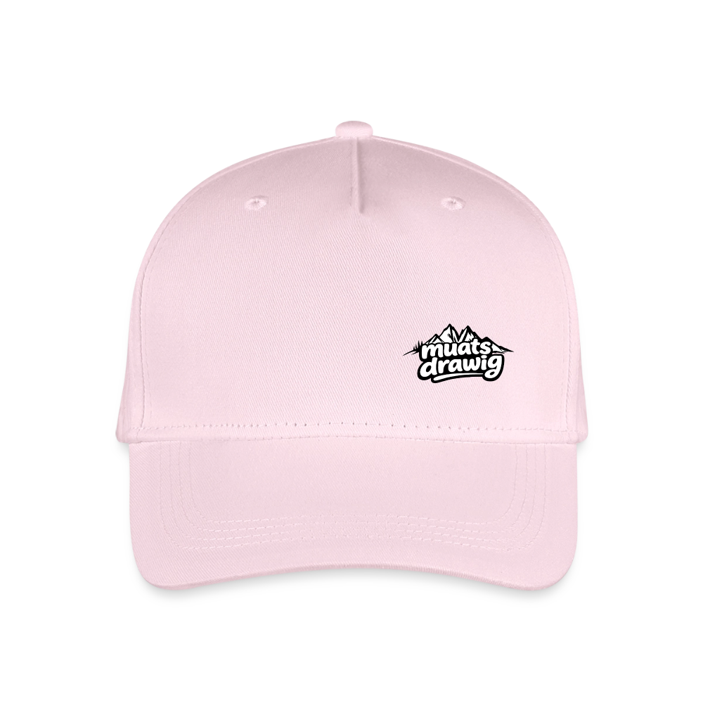 Kinder Bio Basecap - muats drawig - Hellrosa