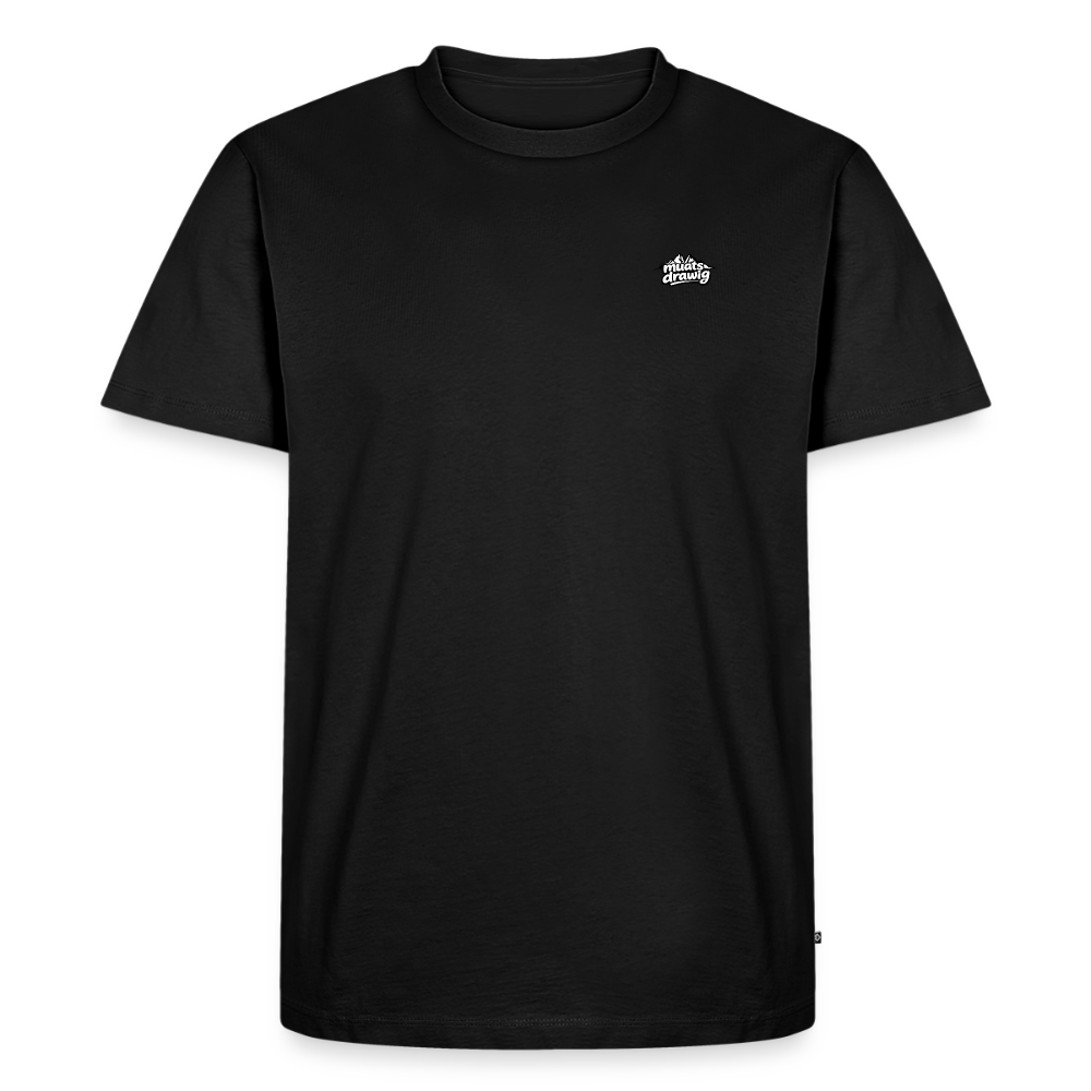Männer Premium T-Shirt - muats drawig - Schwarz