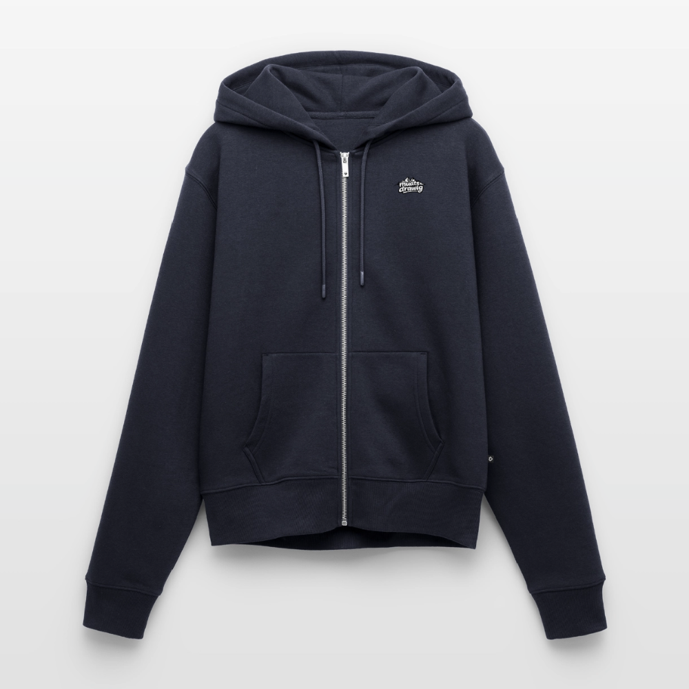 Frauen Premium Kapuzenweste - muats drawig - Navy