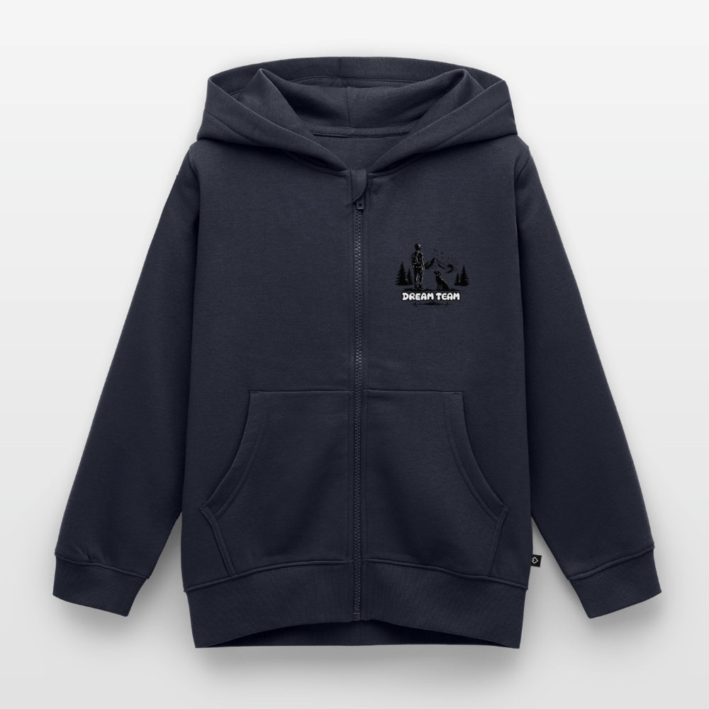 Kinder Premium Kapuzenweste Jungs - Dream Team - Navy
