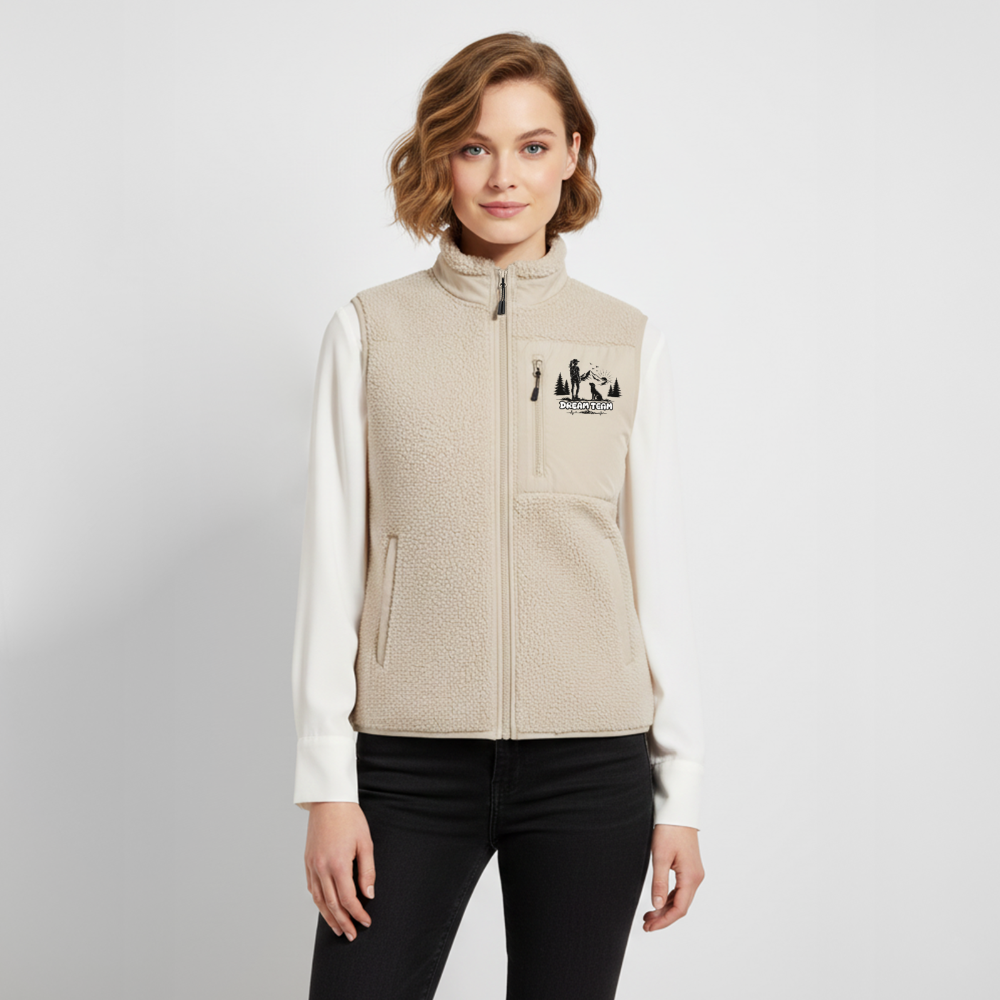 Frauen Sherpaweste - Dream Team - Beige