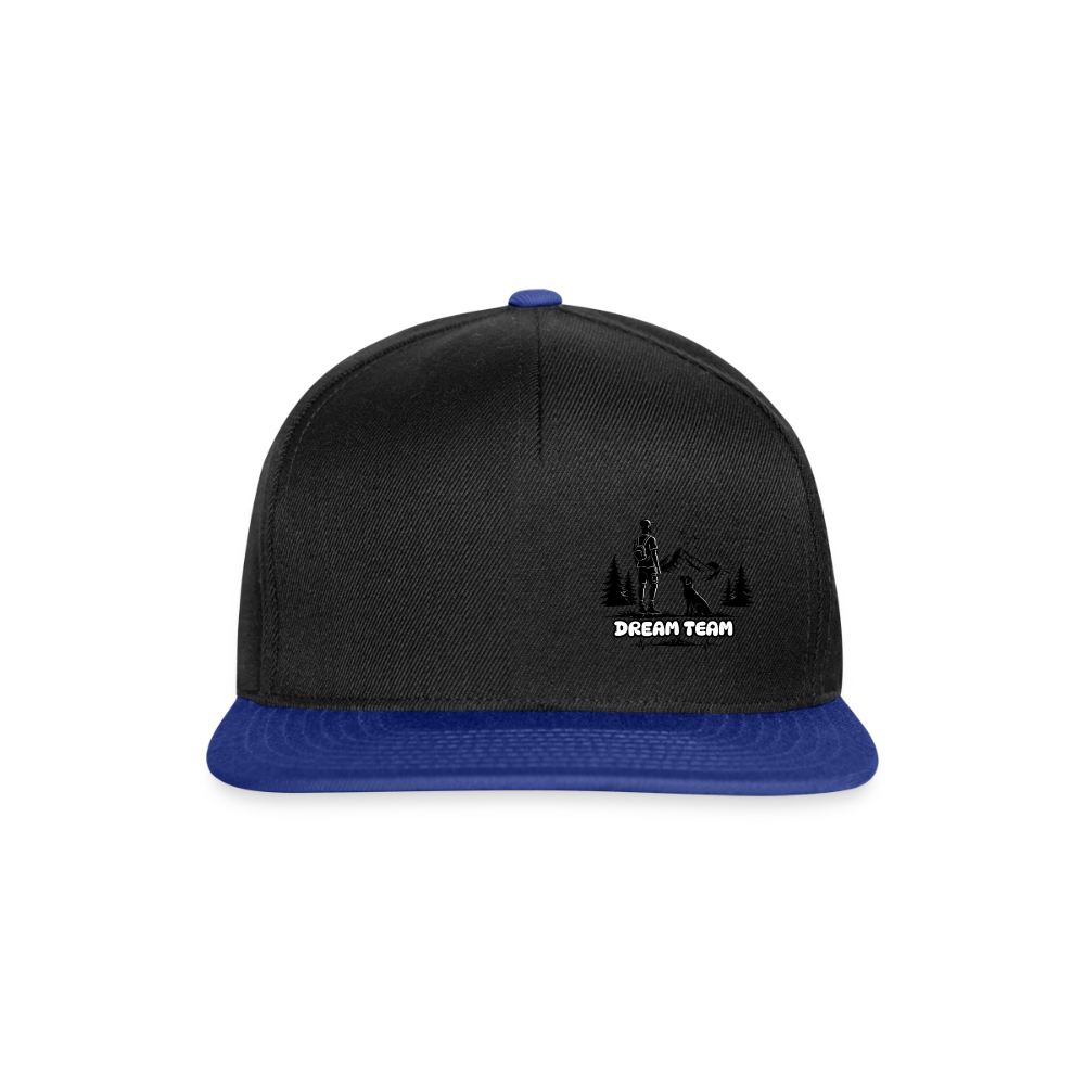 Männer Snapback Cap Unisex - Dream Team - Schwarz/Königsblau