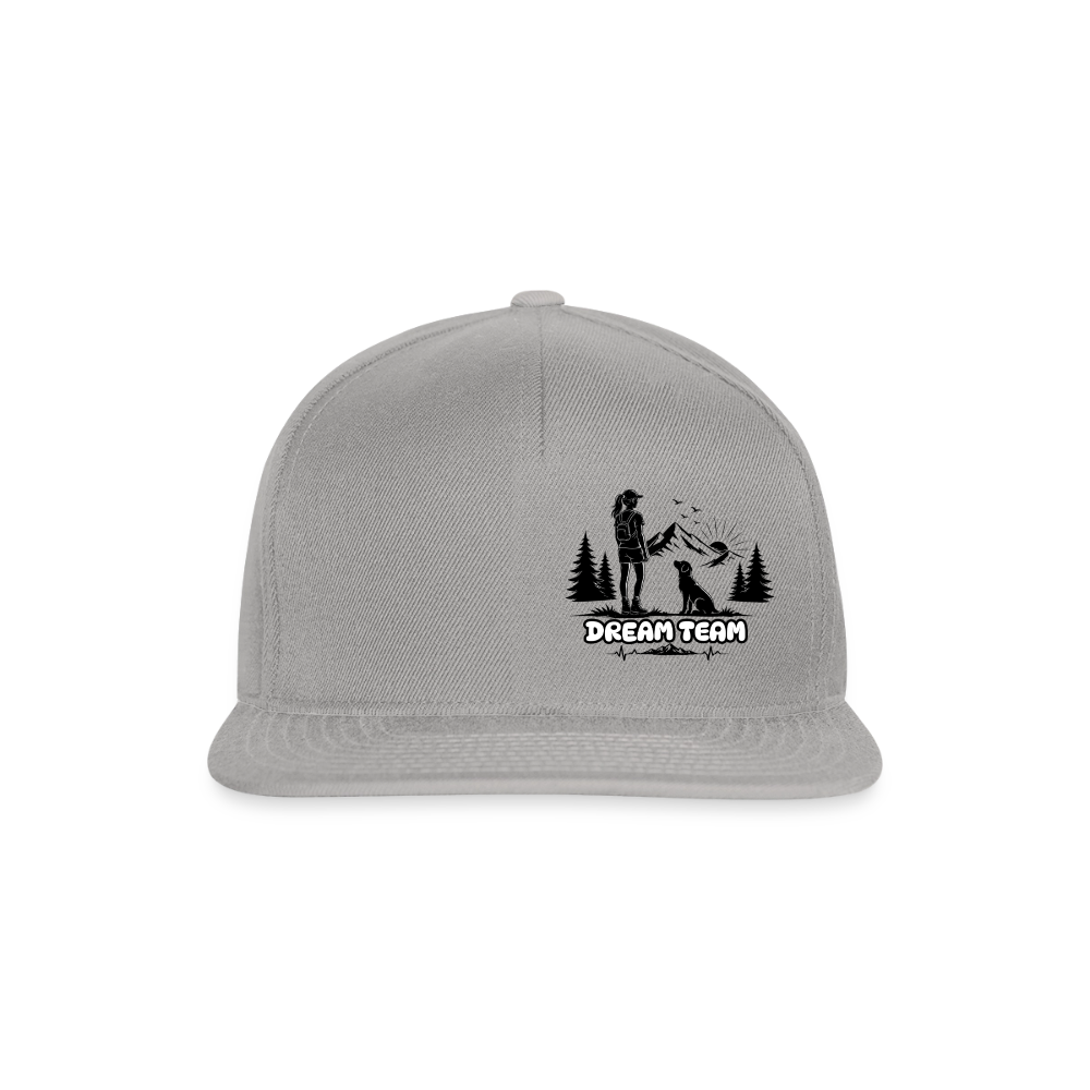 Frauen Snapback Cap Unisex - Dream Team - Graphit/Graphit