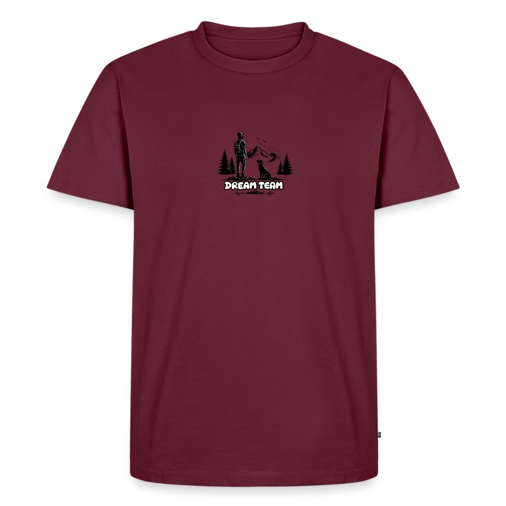 Männer Premium T-Shirt - Dream Team - Burgunderrot