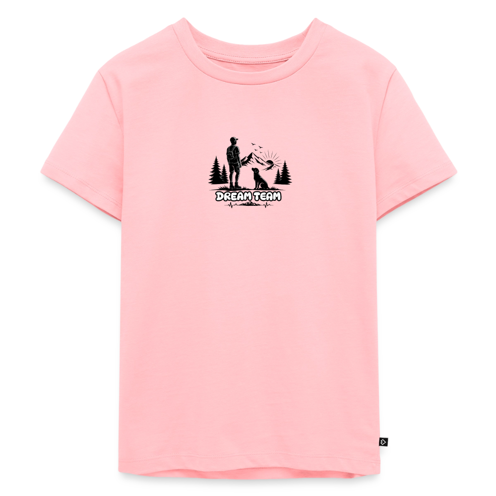 Kinder Premium T-Shirt Jungs - Dream Team - Rosa